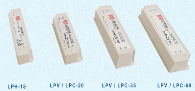 Rys.1. Zasilacze napięciowe (LPV) oraz prądowe (LPC) MeanWell w obudowach o szczelności IP66