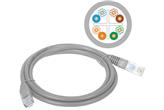 Patchcord UTP kat.6 PVC