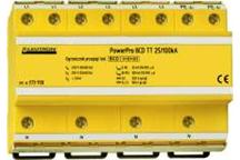 Iskiernikowy ogranicznik przepięć PowerPro BCD TT 25/100kA (nr kat. 373 930)