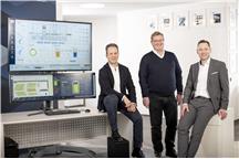Od lewej Phillip Werr, Thomas Punzenberger, Stefan Reuther
