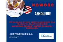 Wymagania rynku amerykańskiego dla produktu elektrycznego/elektronicznego – 10.12.2024 Online Live