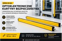 Kurtyny bezpieczeństwa M-QA – uniwersalne optoelektroniczne zabezpieczenia maszyn dla przemysłu