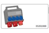 Rozdzielnica elCASE, typ W16-0204 RCCB