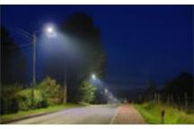 Trzebielino oświetlone żarówkami led