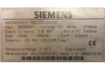 Falownik SIEMENS MIDIMASTER 6SE3123-5DH40 (18,5kW)